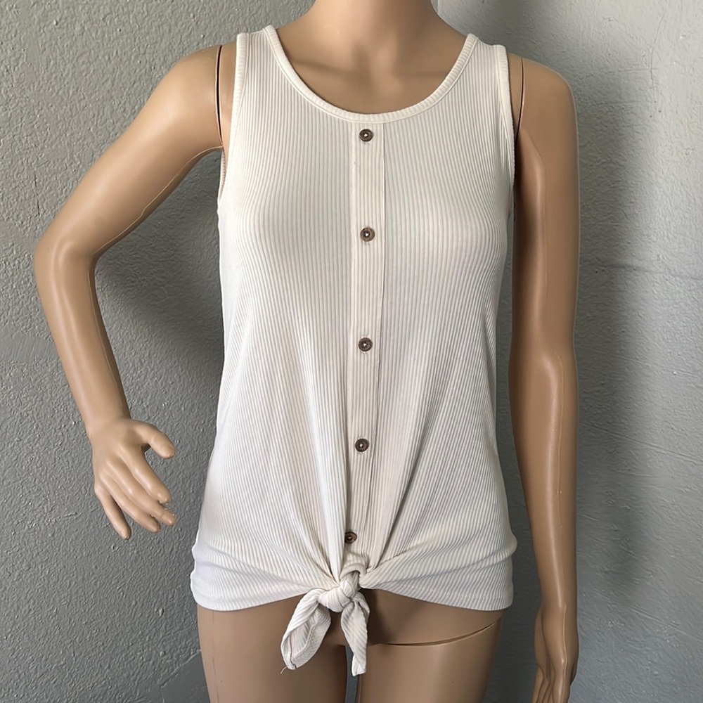 Old Navy Tie Front Tank Top
